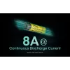 Nitecore NL1836HP 3600mAh 18650 Li-ion button top batterij