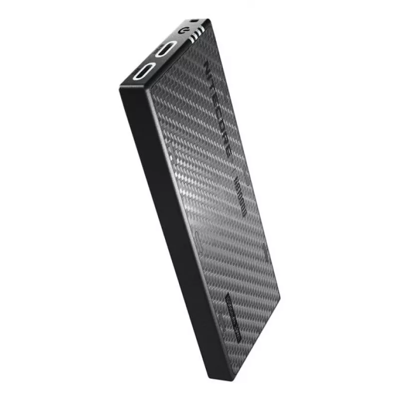 Nitecore NB10000 Carbon Gen4 powerbank 10000mAh 38.5Wh zwart