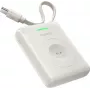 Baseus EnerFill FW11 5W powerbank voor Apple Watch met geïntegreerde kabel - wit