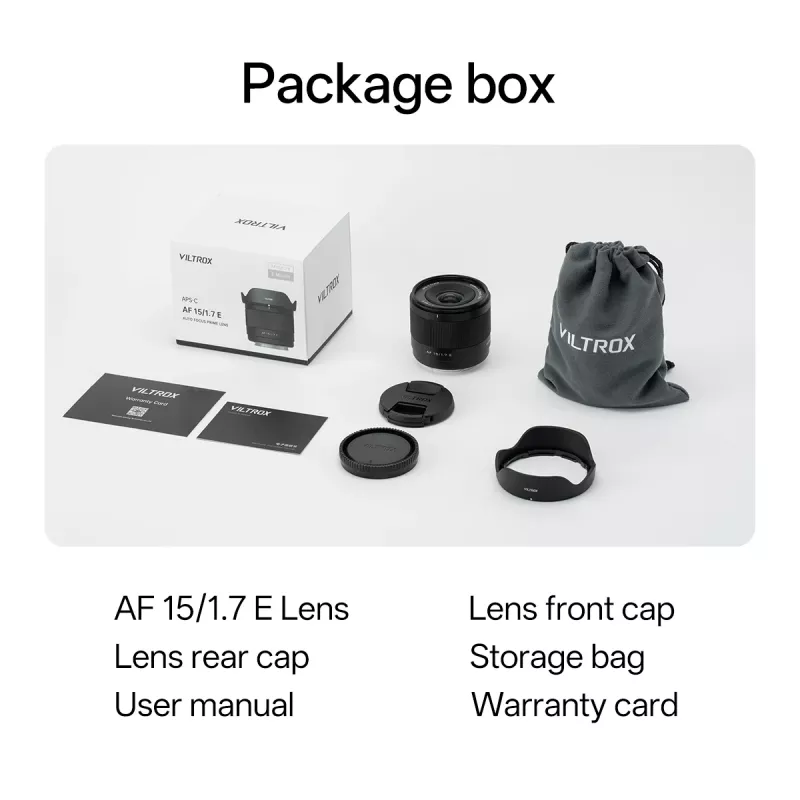 Viltrox AF 15mm f/1.7 Air objectief voor Sony E-Mount