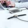 AWEI W23 3-in-1 USB-C/Lightning/Apple Watch oplaadkabel 100W/10W/2,5W zwart