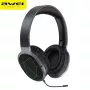 AWEI A799BL Bluetooth gaming-headset met microfoon, over-ear, zwart