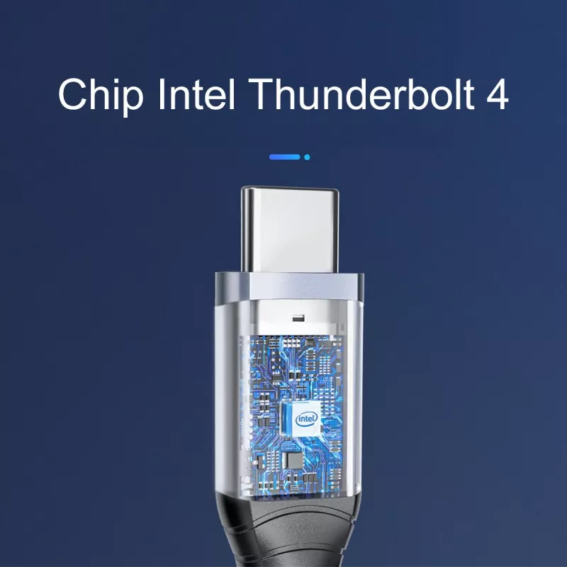 ORICO Thunderbolt 4 kabel USB-C 40 Gbit/s 8K60Hz PD 100W 2m zwart