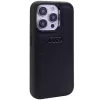 Audi GT kunstleren hardcase voor iPhone 15 Pro (6.1 inch) - zwart