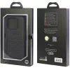 Audi GT kunstleren hardcase voor iPhone 15 Pro (6.1 inch) - zwart