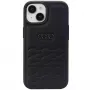 Audi GT kunstlederen hardcase voor iPhone 15 Plus / 14 Plus 6,7 inch - zwart