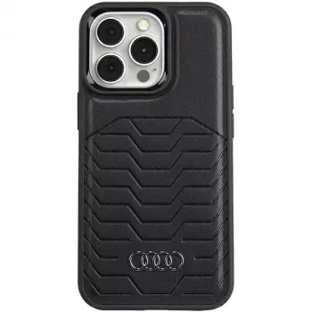 Audi Kunstleren MagSafe Hardcase voor iPhone 13 Pro Max 6,7 Zwart