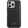 Audi Kunstleren MagSafe iPhone 15 Pro 6.1 Hardcase Zwart