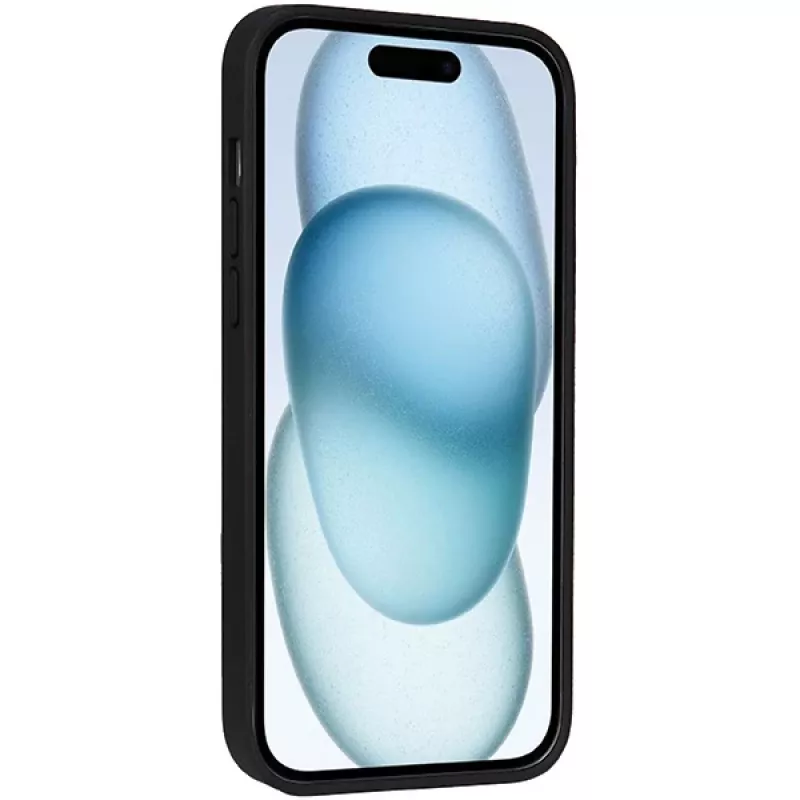 Audi kunstlederen MagSafe hardcase voor iPhone 15 Plus / 14 Plus 6,7 inch - zwart
