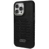 Audi synthetisch lederen MagSafe hardcase voor Apple iPhone 15 Pro Max 6,7 inch - zwart