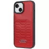 Audi kunstlederen MagSafe hardcase voor iPhone 15 / 14 / 13 6,1 inch - rood