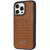 Audi kunstlederen MagSafe hardcase voor iPhone 15 Pro 6,1 inch - bruin
