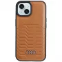 Audi kunstlederen MagSafe hardcase voor Apple iPhone 15 Plus / 14 Plus 6,7 inch bruin