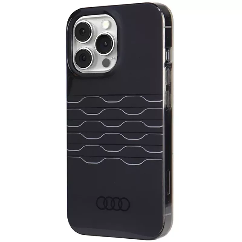 Audi IML MagSafe Case voor iPhone 13 Pro / 13 6.1 Zwart Hardcase