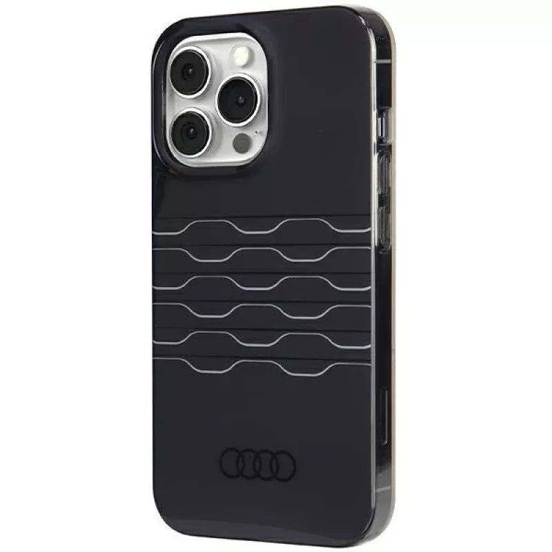Audi IML MagSafe case voor iPhone 13 Pro Max 6,7 inch zwart hardcase AU-IMLMIP13PM-A6/D3-BK