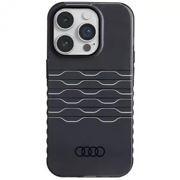 AUDI IML MagSafe Case voor iPhone 14 Pro 6.1 Zwart Hardcase AU-IMLMIP14P-A6/D3-BK