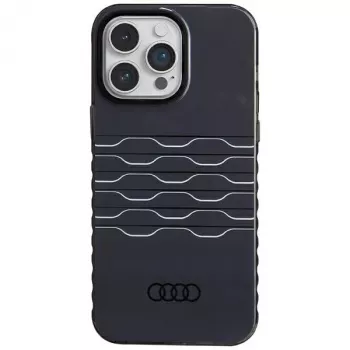 Audi IML MagSafe case voor iPhone 14 Pro Max 6,7 inch zwart hardcase AU-IMLMIP14PM-A6/D3-BK