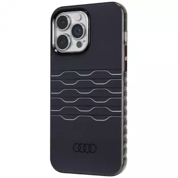 Audi IML MagSafe case voor iPhone 14 Pro Max 6,7 inch zwart hardcase AU-IMLMIP14PM-A6/D3-BK
