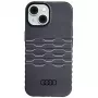 Audi IML MagSafe Case voor iPhone 15 / 14 / 13 6.1 Zwart Hardcase AU-IMLMIP15-A6/D3-BK