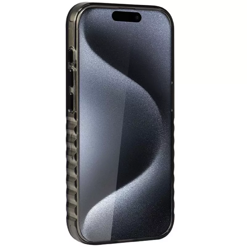 Audi IML MagSafe case voor iPhone 15 Pro 6.1 zwart hardcase