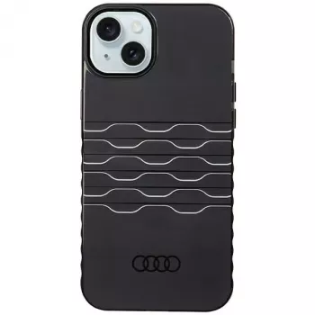 Audi IML MagSafe case voor iPhone 15 Plus / 14 Plus 6.7 zwart hardcase