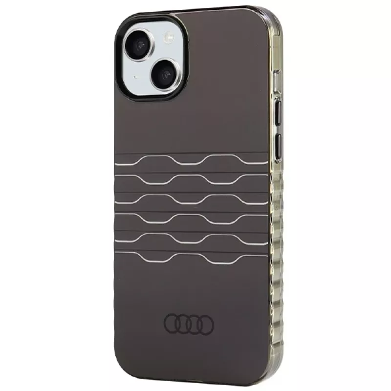 Audi IML MagSafe case voor iPhone 15 Plus / 14 Plus 6.7 zwart hardcase