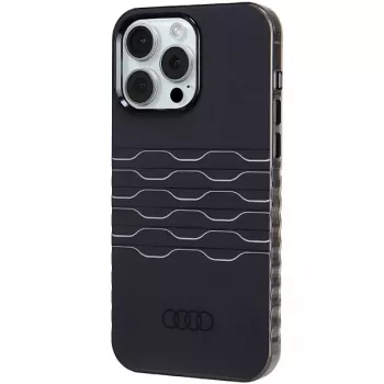 Audi IML MagSafe case voor iPhone 15 Pro Max 6,7 inch zwart hardcase