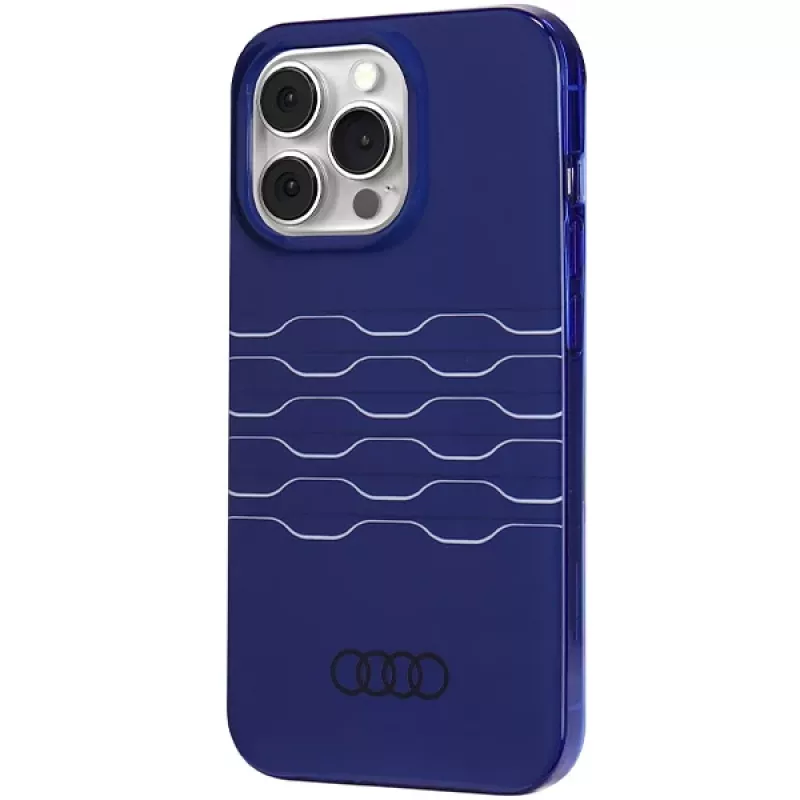 Audi IML MagSafe Case voor iPhone 13 Pro / 13 6,1 inch Navy Blue Hardcase