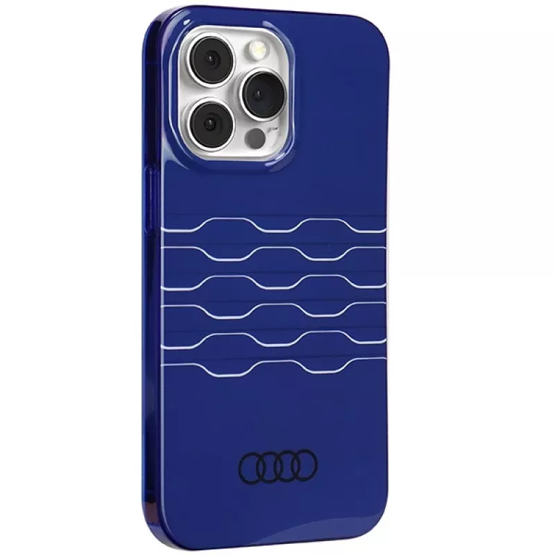 Audi IML MagSafe Case voor iPhone 13 Pro / 13 6,1 inch Navy Blue Hardcase