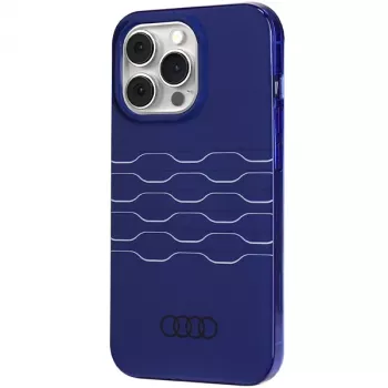 Audi IML MagSafe Case voor iPhone 13 Pro Max 6,7 inch Navy Blue Hardcase