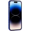 Audi IML MagSafe Case voor iPhone 14 Pro 6,1 inch Navy Blue Hardcase AU-IMLMIP14P-A6/D3-BE