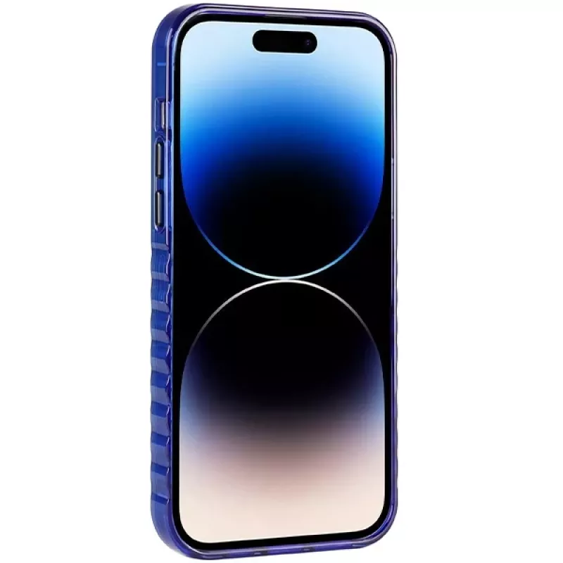 Audi IML MagSafe Case voor iPhone 14 Pro 6,1 inch Navy Blue Hardcase AU-IMLMIP14P-A6/D3-BE
