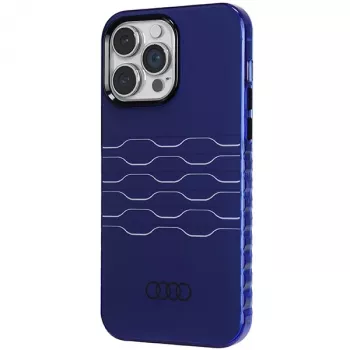 Audi IML MagSafe Case voor iPhone 14 Pro Max 6,7 Navy Blue Hardcase