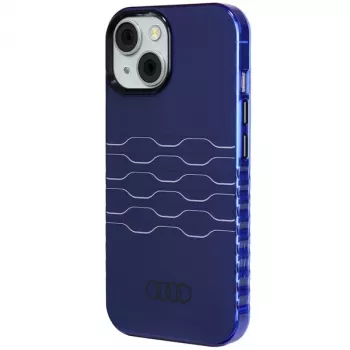 Audi IML MagSafe Case voor iPhone 15 / 14 / 13 6.1 Navy Blue Hardcase