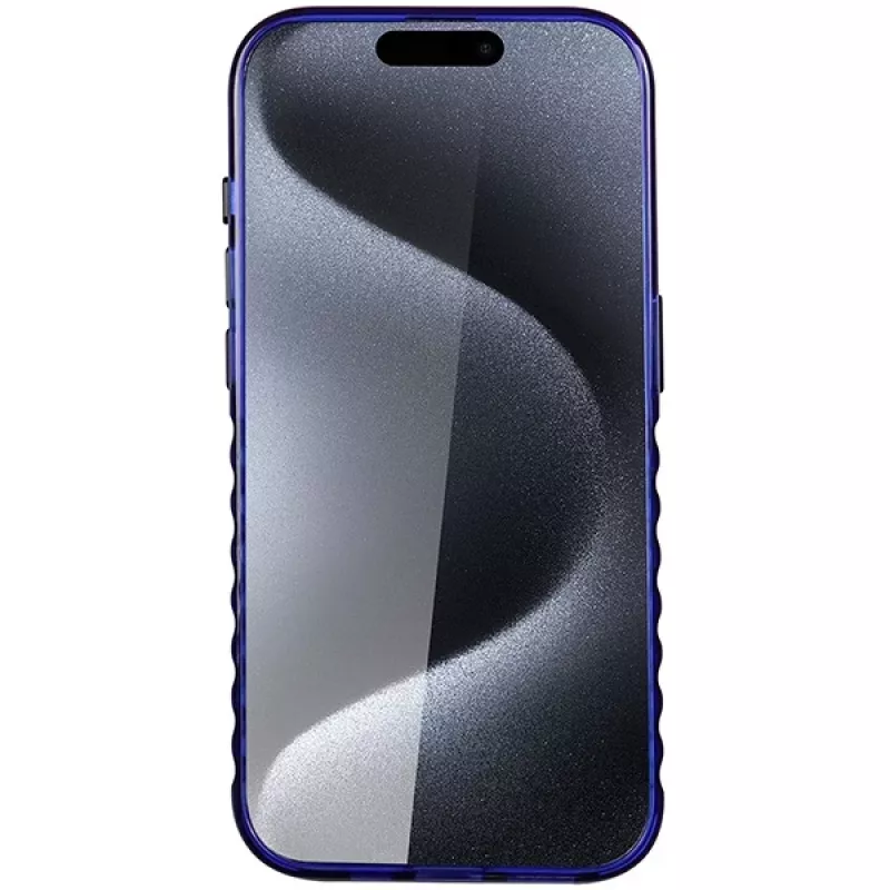 Audi IML MagSafe Case voor iPhone 15 Pro 6,1 inch Navy Blue Hardcase