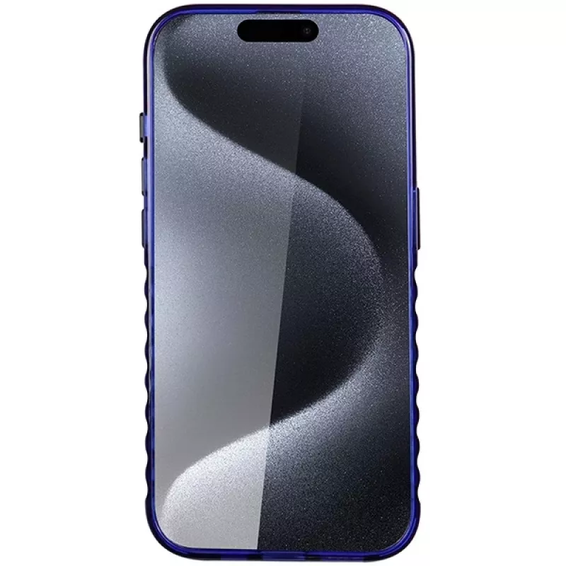 Audi IML MagSafe Case voor iPhone 15 Pro Max 6,7 inch Navy Blue Hard Case
