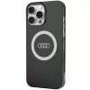 Audi IML Big Logo MagSafe Case voor iPhone 13 Pro / 13 6,1 inch zwart Hartschale