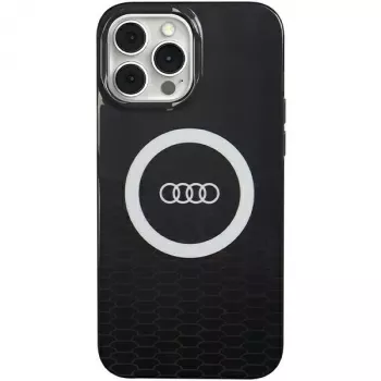 Audi IML Big Logo MagSafe Case iPhone 13 Pro Max 6.7 Zwart Hardcase