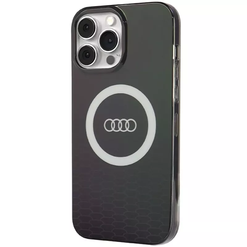 Audi IML Big Logo MagSafe Case iPhone 13 Pro Max 6.7 Zwart Hardcase