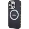 Audi IML Big Logo MagSafe Case voor iPhone 14 Pro 6,1 inch zwart Hartschale
