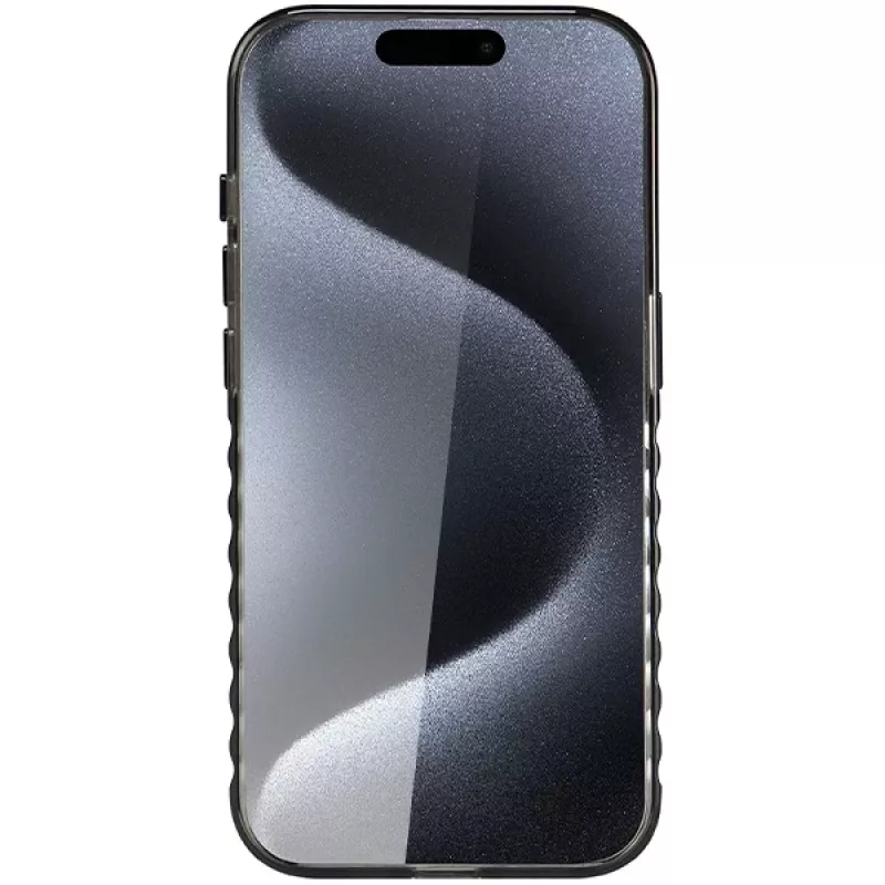 Audi IML Big Logo MagSafe Case voor iPhone 15 Pro 6,1 inch zwart Hartschale