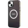 Audi IML Big Logo MagSafe Case voor iPhone 15 Plus / 14 Plus 6,7 inch zwart Hartschale