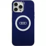 Audi IML Big Logo MagSafe Case voor iPhone 13 Pro Max 6.7 navy blue hardcase AU-IMLMIP13PM-Q5/D2-BE