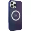 Audi IML Big Logo MagSafe Case voor iPhone 13 Pro Max 6.7 navy blue hardcase AU-IMLMIP13PM-Q5/D2-BE