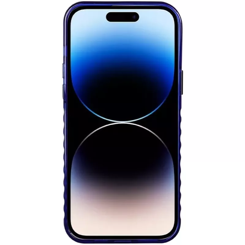 Audi IML Big Logo MagSafe Case voor iPhone 14 Pro 6.1 navy blue hardcase AU-IMLMIP14P-Q5/D2-BE