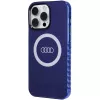 Audi IML Big Logo MagSafe Case voor iPhone 15 Pro Max 6,7 navy blue hardcase AU-IMLMIP15PM-Q5/D2-BE