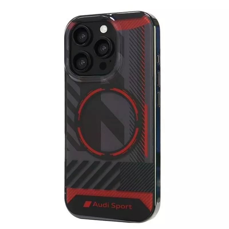 Audi IML Sport MagSafe Hard Case voor Apple iPhone 16 Pro 6,3 inch zwart