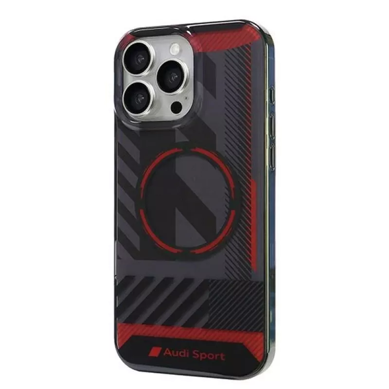 Audi IML Sport MagSafe Hard Case voor iPhone 16 Pro Max 6,9 inch - zwart