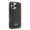Audi Silicone Case voor iPhone 16 Pro Max 6.9 inch zwart hard case AU-LSRIP16PM-Q3/D1-BK
