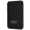 Audi portemonnee van kunstleder met kaartvak zwart MagSafe AU-MSCH-Q3/D1-BK